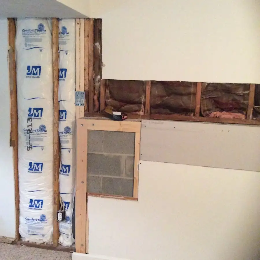 Wall insulation replacement during Odor Removal & Deodorization in Placerville